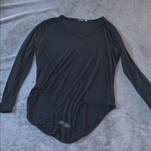 Black Long Sleeve Bodysuit
